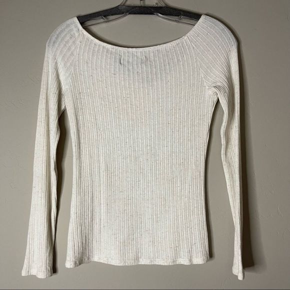 Reformation Cream Long Sleeve Top - Picture 4 of 5